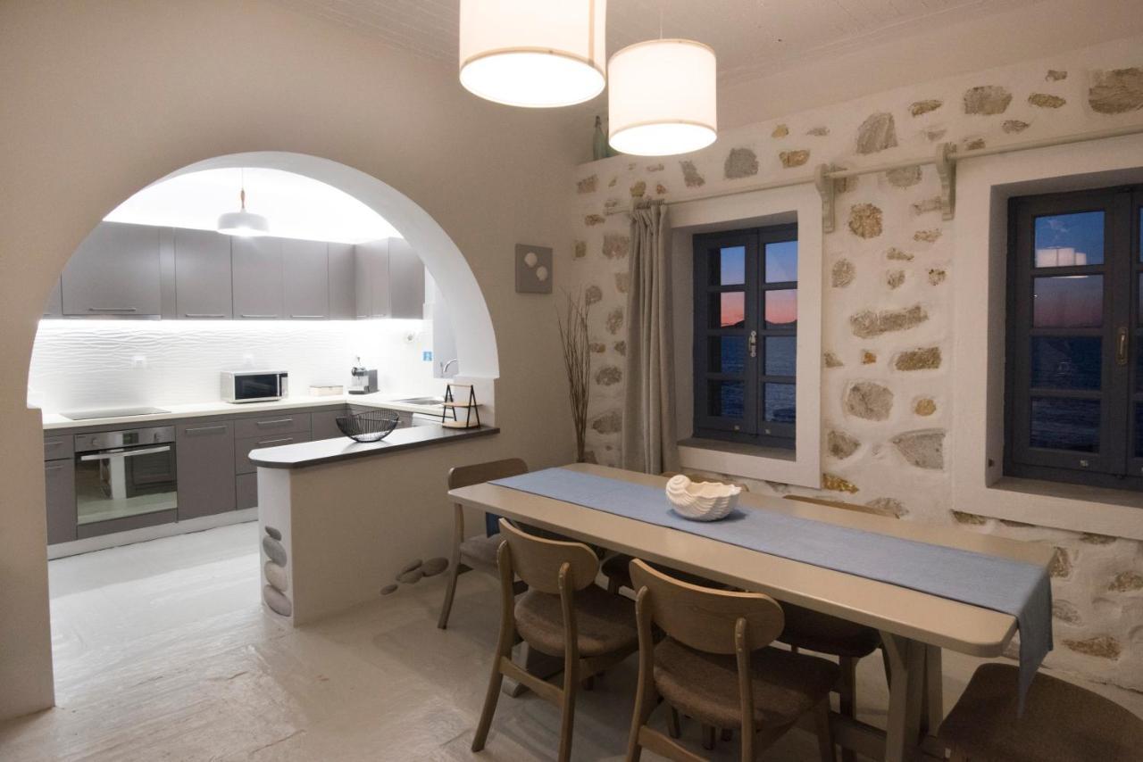 Kyma Seafront Exceptional 2Bd House In Naousa Bagian luar foto