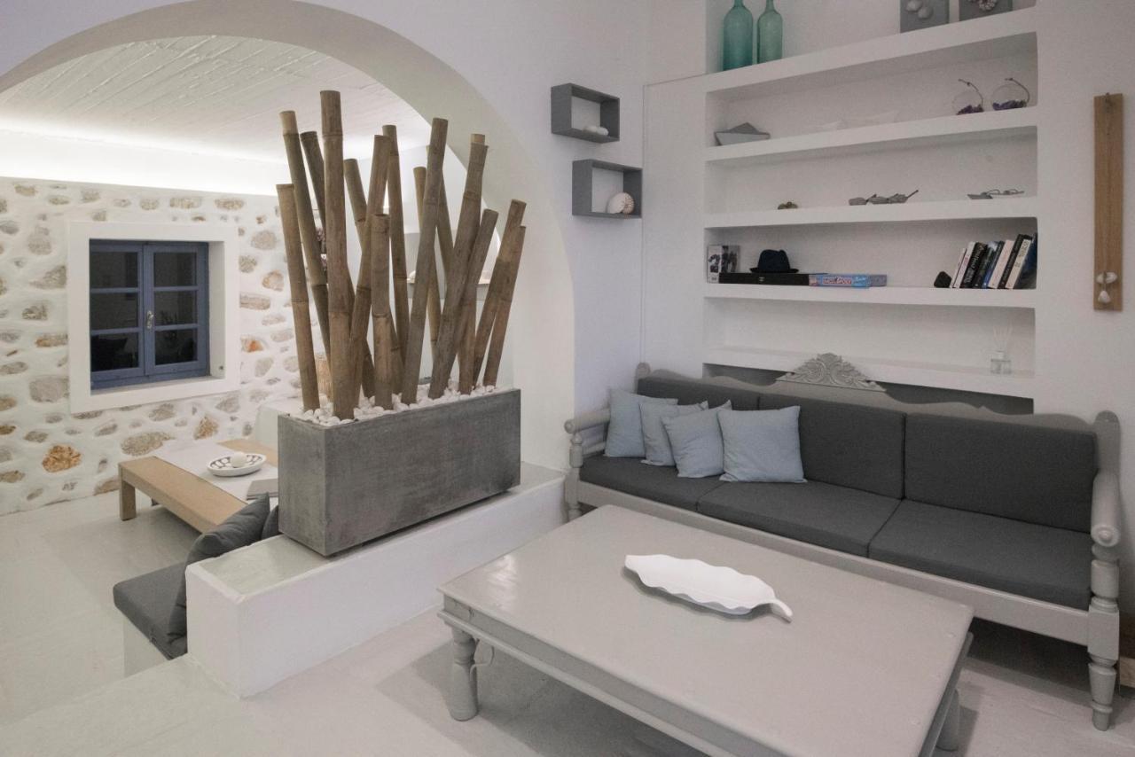 Kyma Seafront Exceptional 2Bd House In Naousa Bagian luar foto