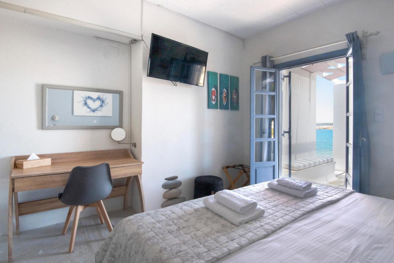 Kyma Seafront Exceptional 2Bd House In Naousa Bagian luar foto