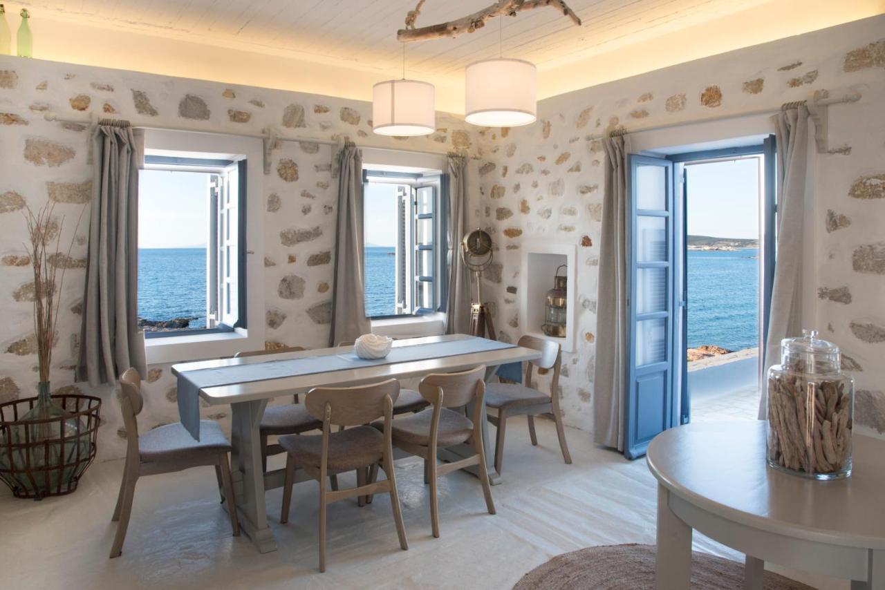 Kyma Seafront Exceptional 2Bd House In Naousa Bagian luar foto